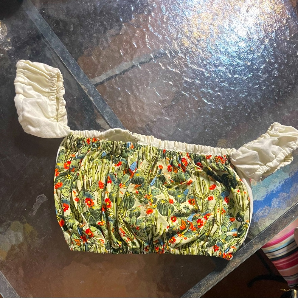 Vintage Western Crop Top